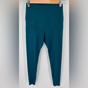 Fanka women’s body sculpt pocket legging teal size S performance stretch